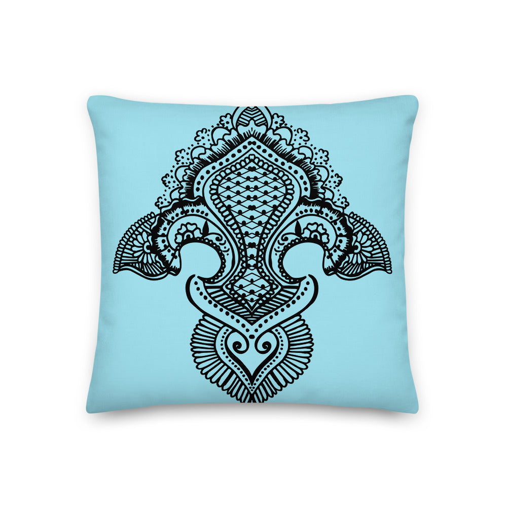 Fleur de lis print Premium Pillow g