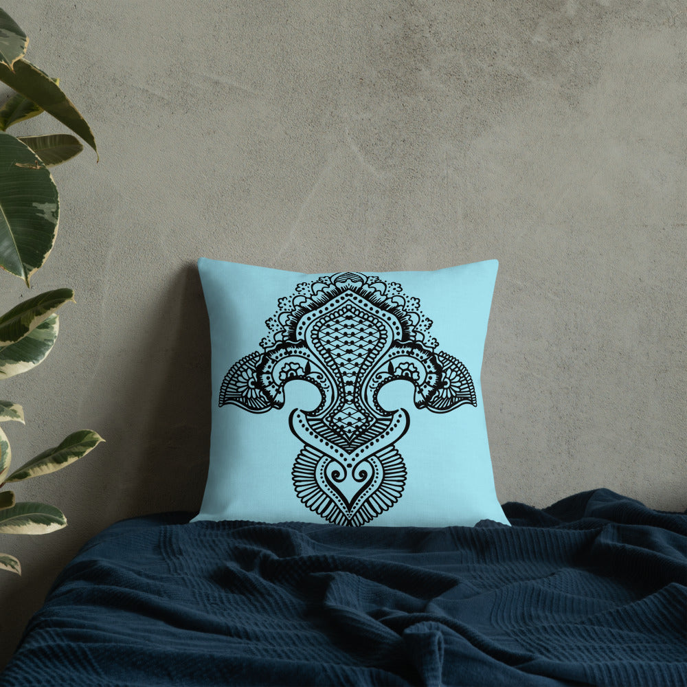 Fleur de lis print Premium Pillow g