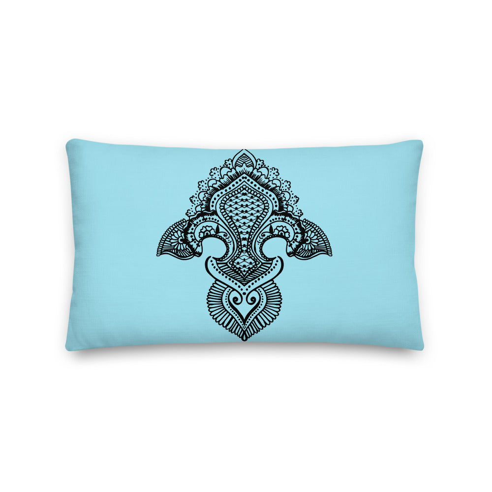 Fleur de lis print Premium Pillow g