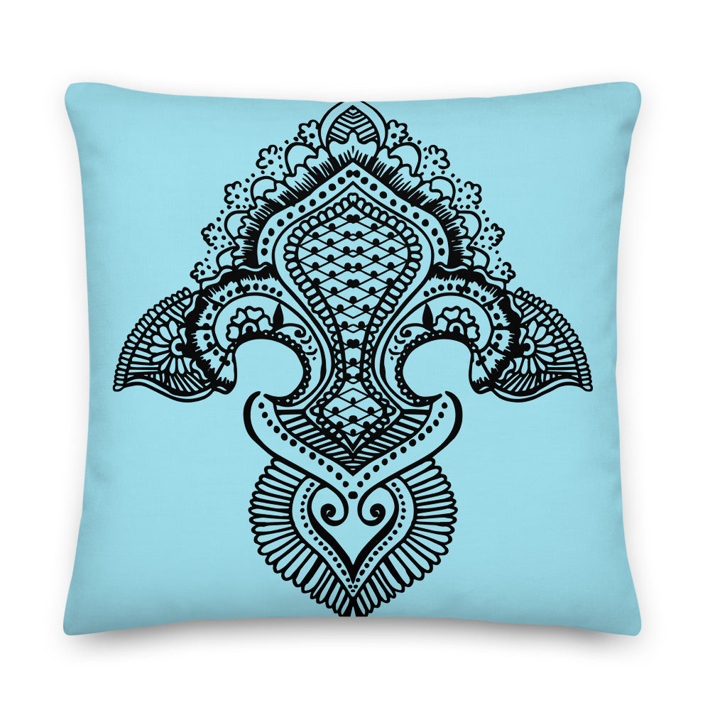 Fleur de lis print Premium Pillow g