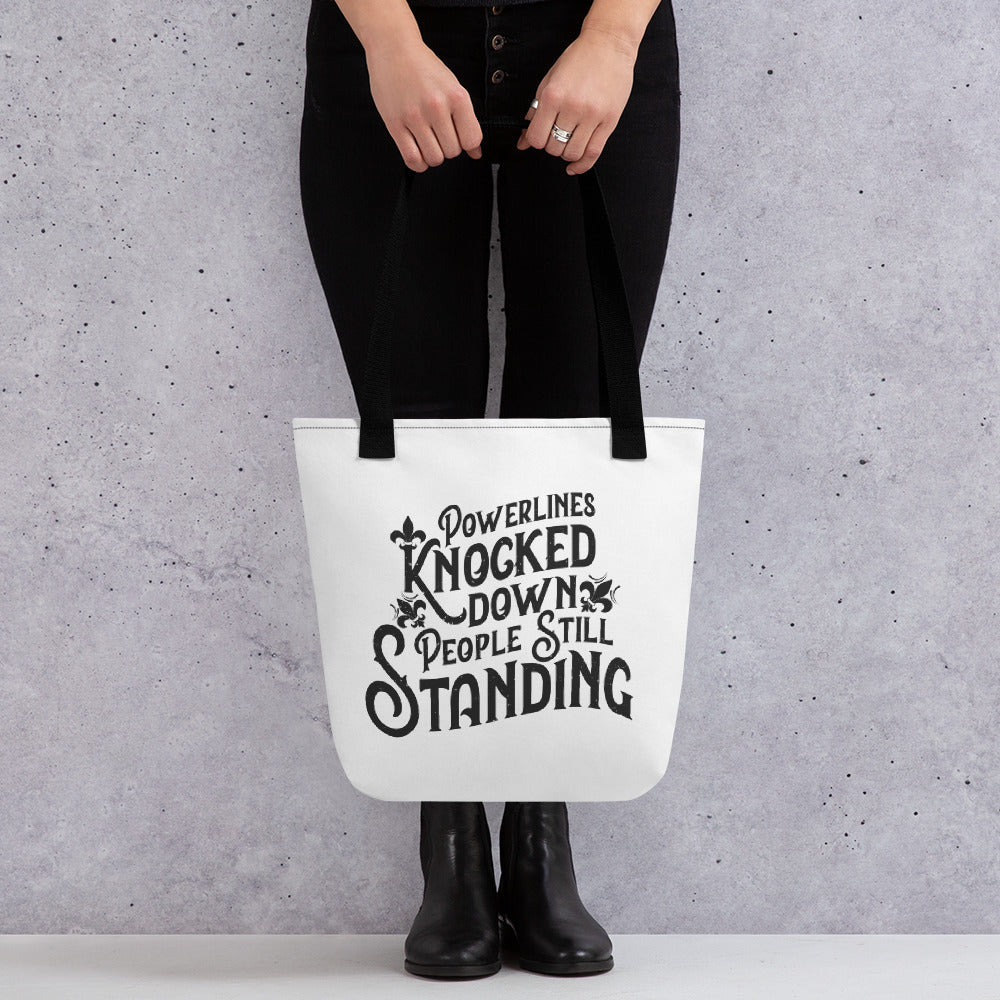 People Standing Tote bag