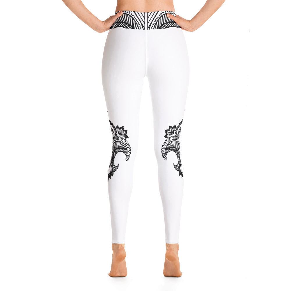 Tattoo Print Yoga Leggings