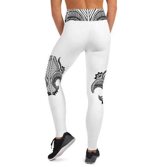 Tattoo Print Yoga Leggings