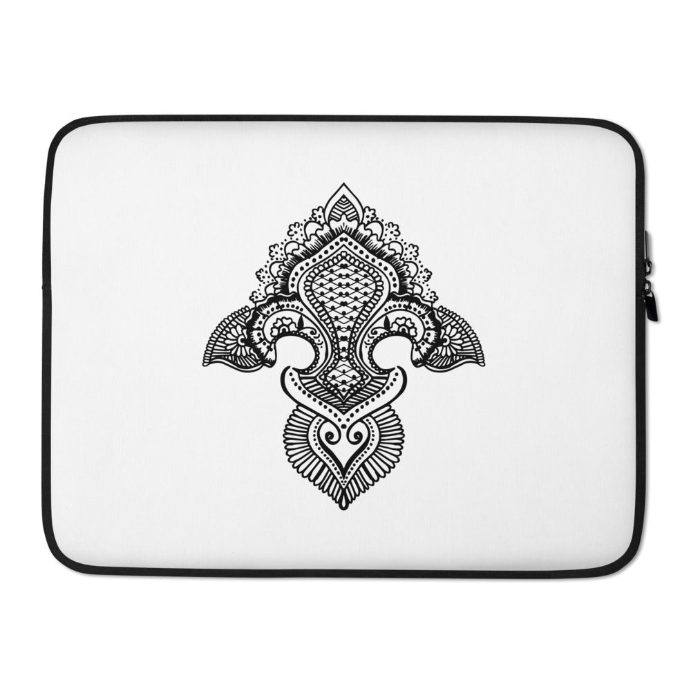 Fleur de lis print Laptop Sleeve