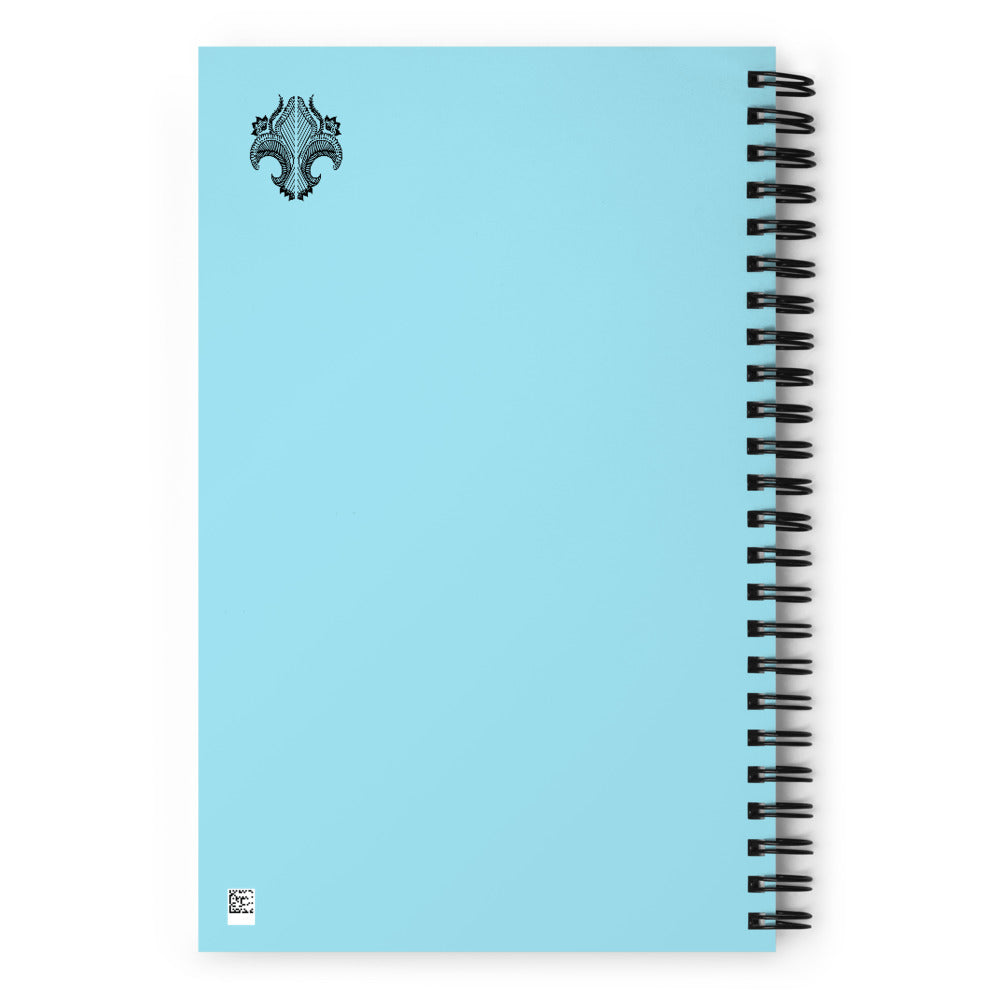 Tattoo Print Spiral notebook g