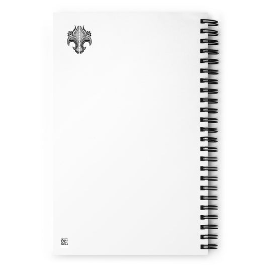 Tattoo Print Spiral notebook