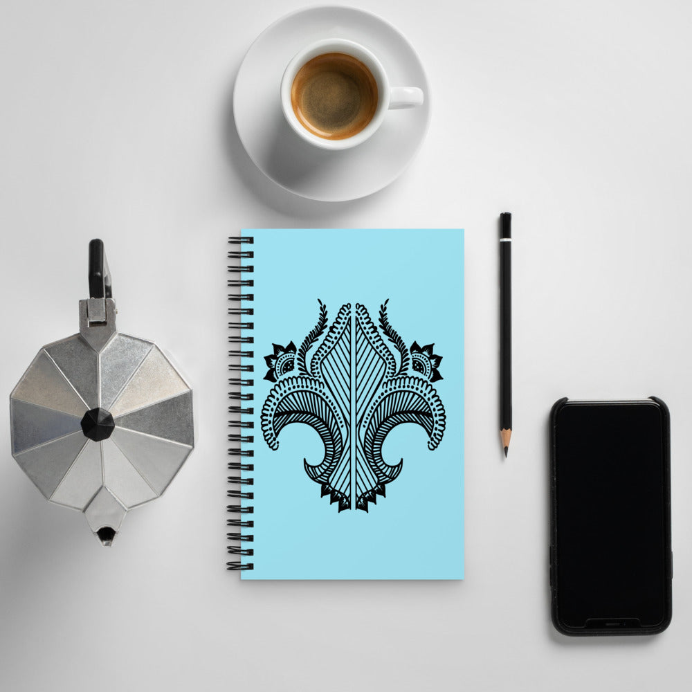 Tattoo Print Spiral notebook g