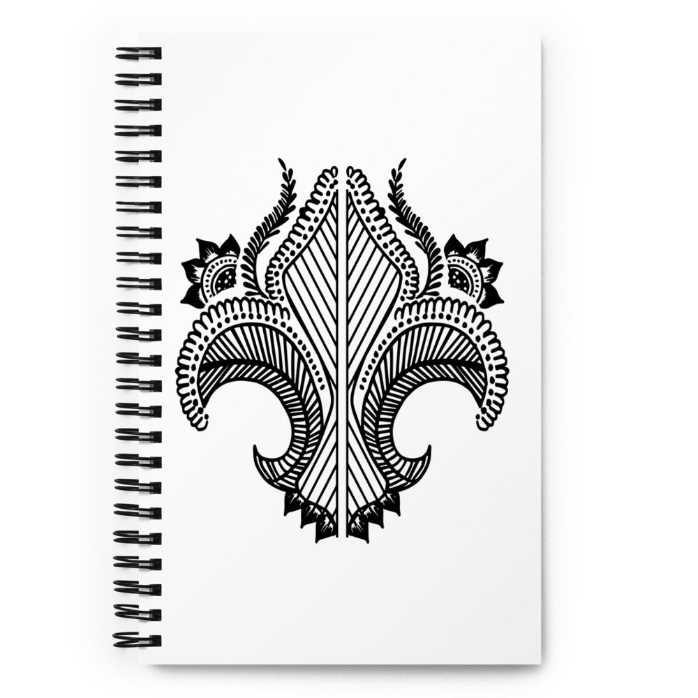 Tattoo Print Spiral notebook