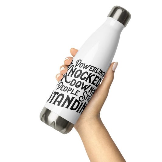 People Standing Stainless Steel Water Bottle