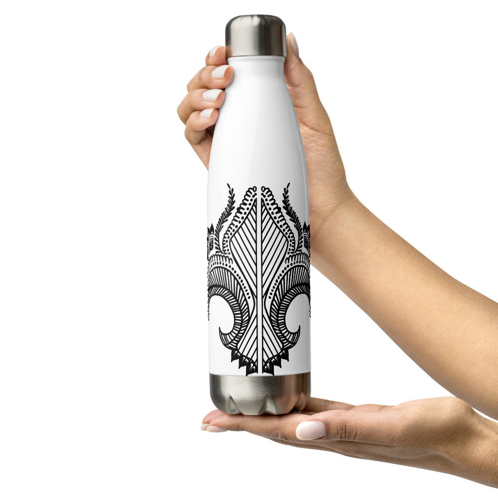 Tattoo Print Stainless Steel Water Bottle