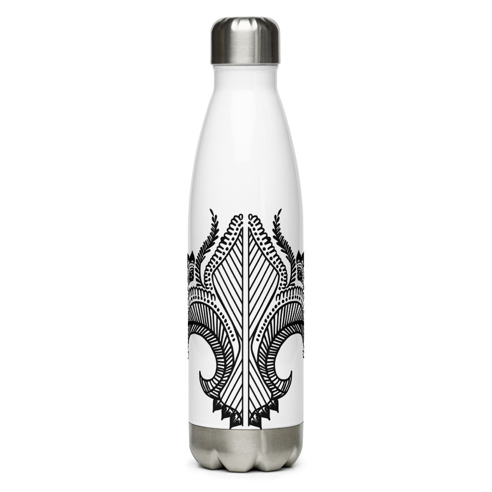 Tattoo Print Stainless Steel Water Bottle