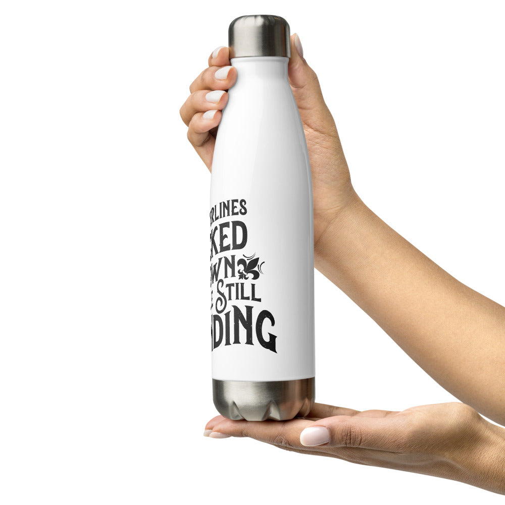 People Standing Stainless Steel Water Bottle