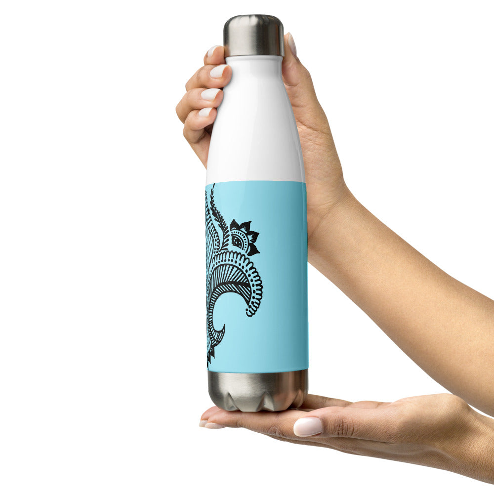 Tattoo Print Stainless Steel Water Bottle