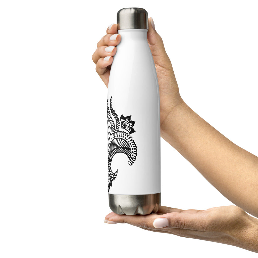 Tattoo Print Stainless Steel Water Bottle