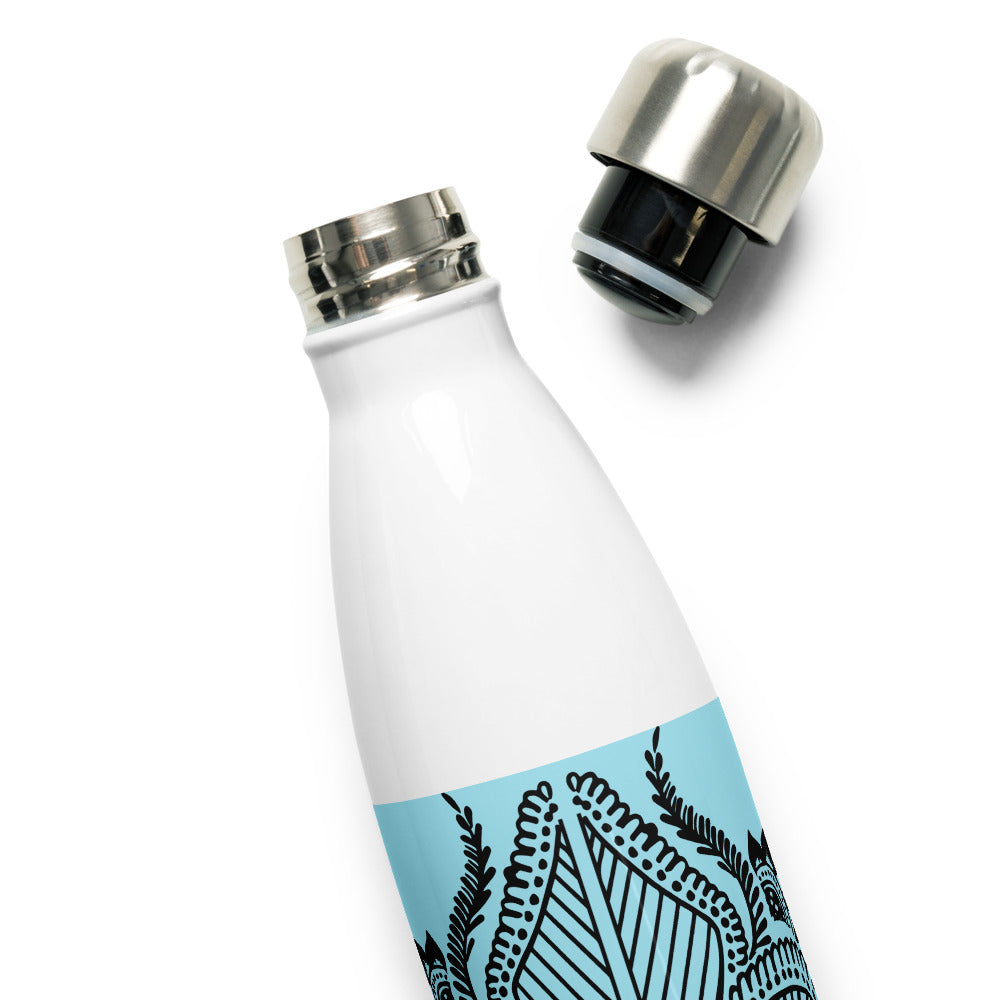 Tattoo Print Stainless Steel Water Bottle