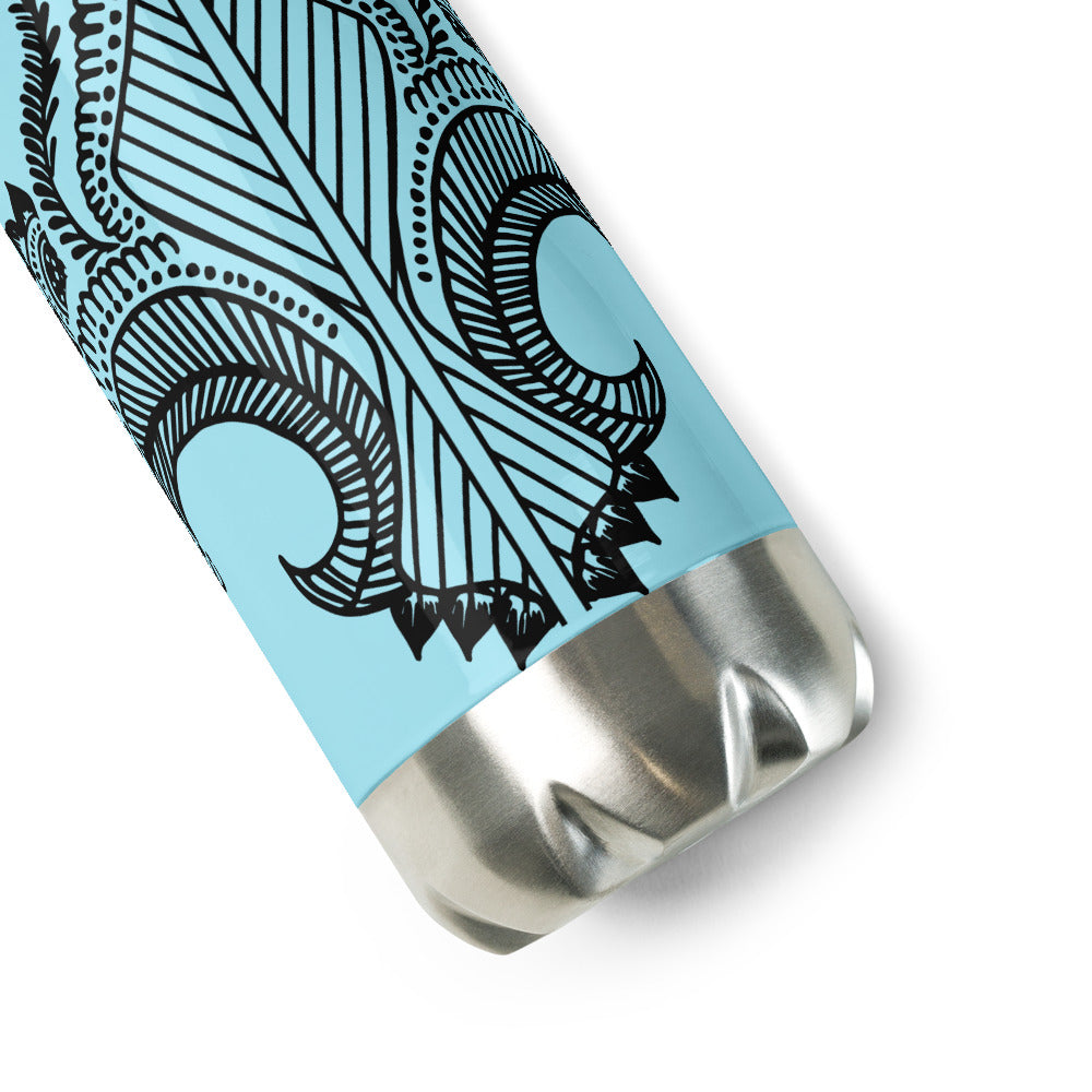 Tattoo Print Stainless Steel Water Bottle