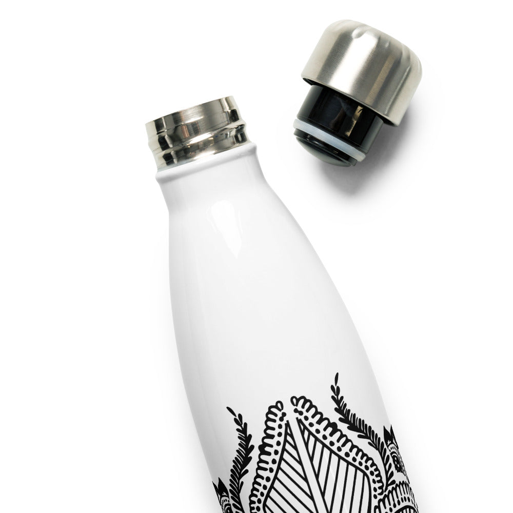 Tattoo Print Stainless Steel Water Bottle