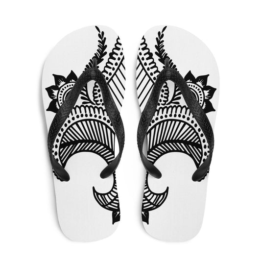 Tattoo Print Flip-Flops