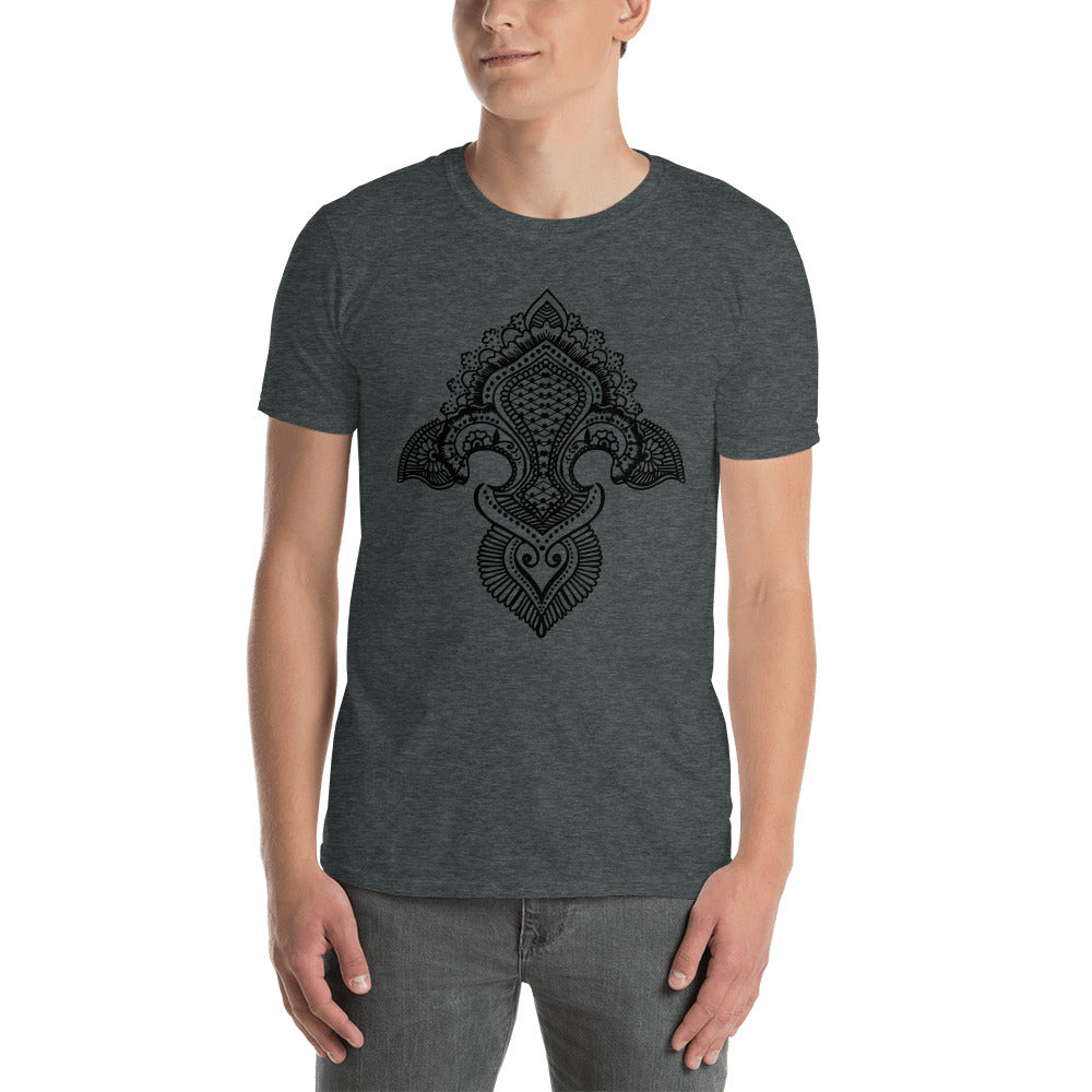 Fleur de lis print Short-Sleeve T-Shirt