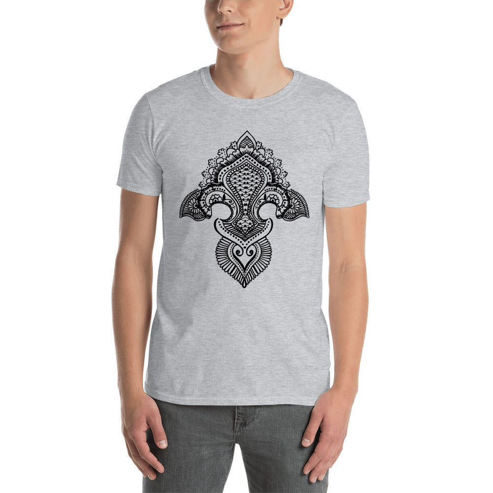 Fleur de lis print Short-Sleeve T-Shirt