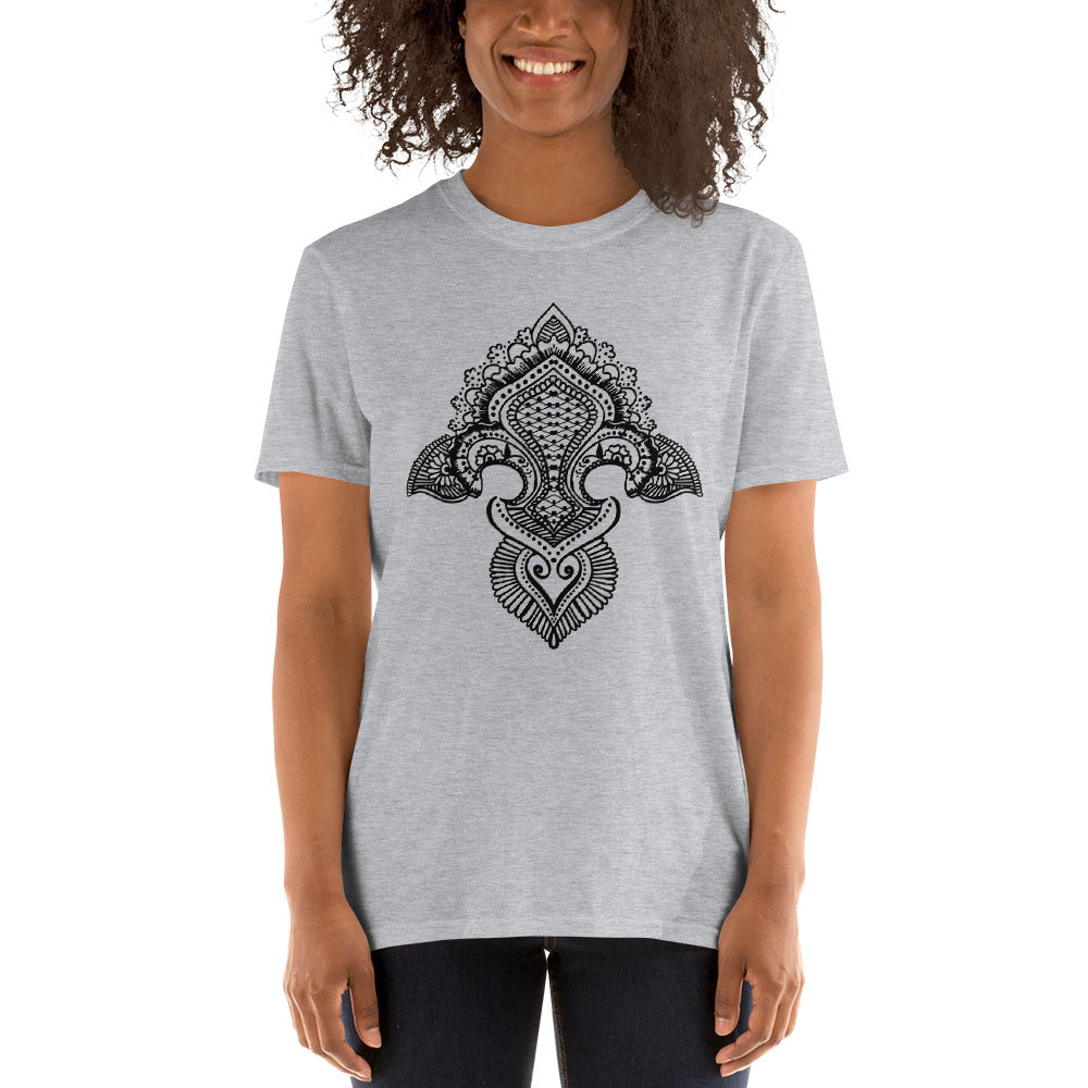 Fleur de lis print Short-Sleeve T-Shirt