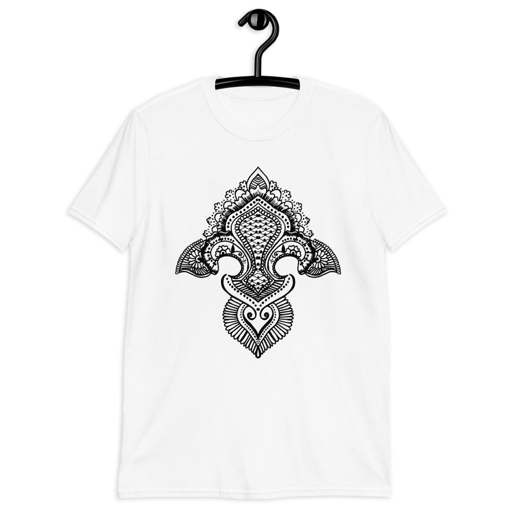 Fleur de lis print Short-Sleeve T-Shirt