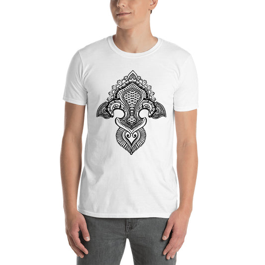 Fleur de lis print Short-Sleeve T-Shirt