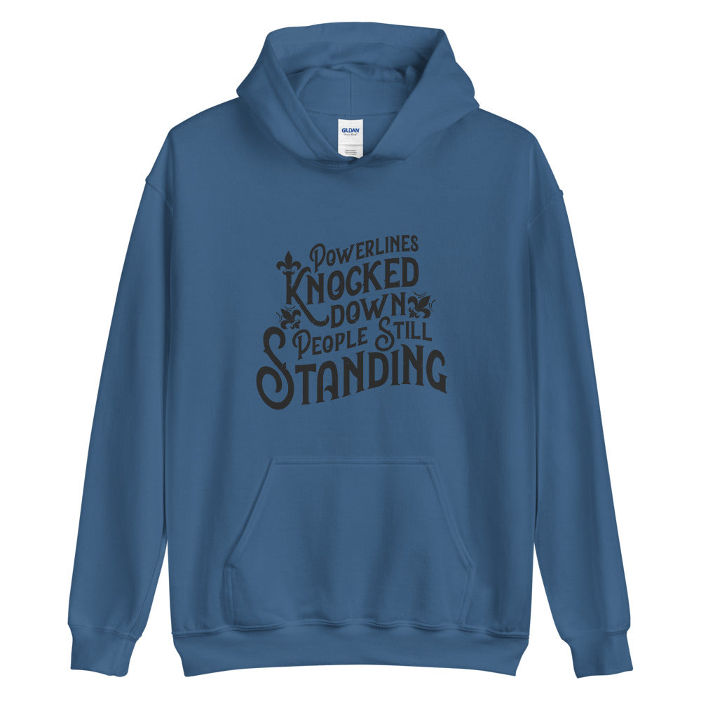 People Standing Hoodie Front Print