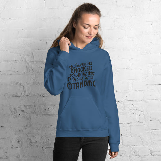 People Standing Hoodie Front Print