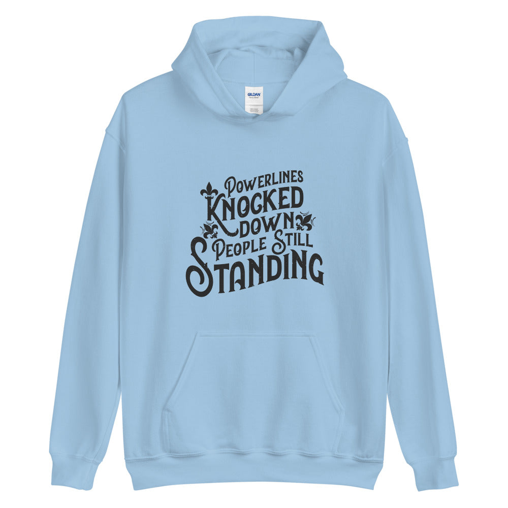 People Standing Hoodie Front Print