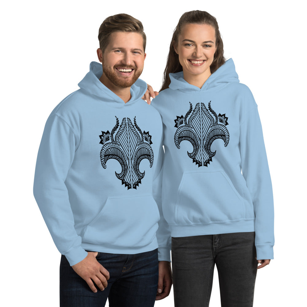 Tattoo Hoodie Front Print