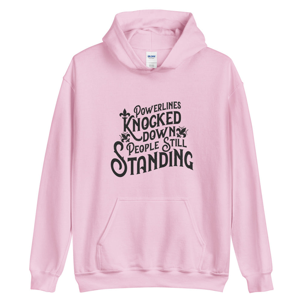 People Standing Hoodie Front Print