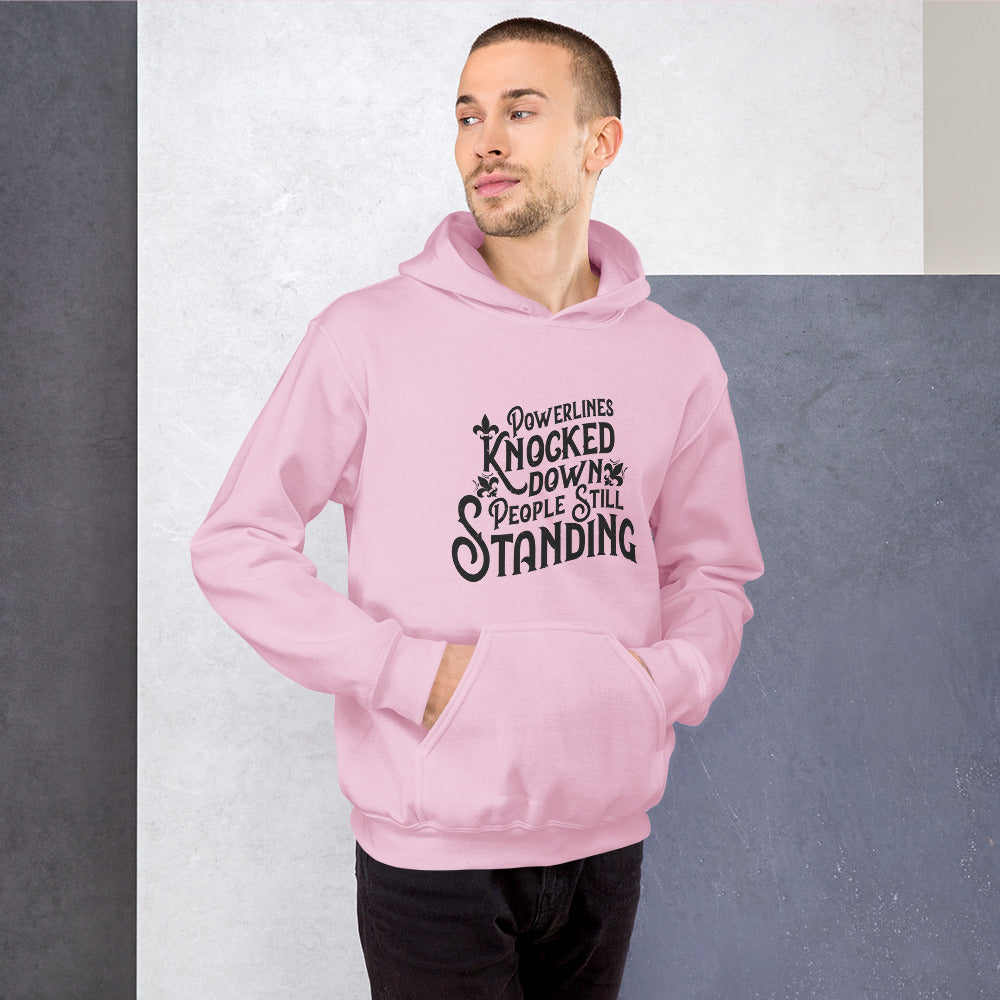 People Standing Hoodie Front Print