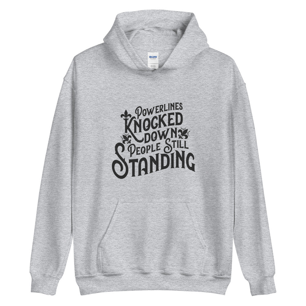 People Standing Hoodie Front Print