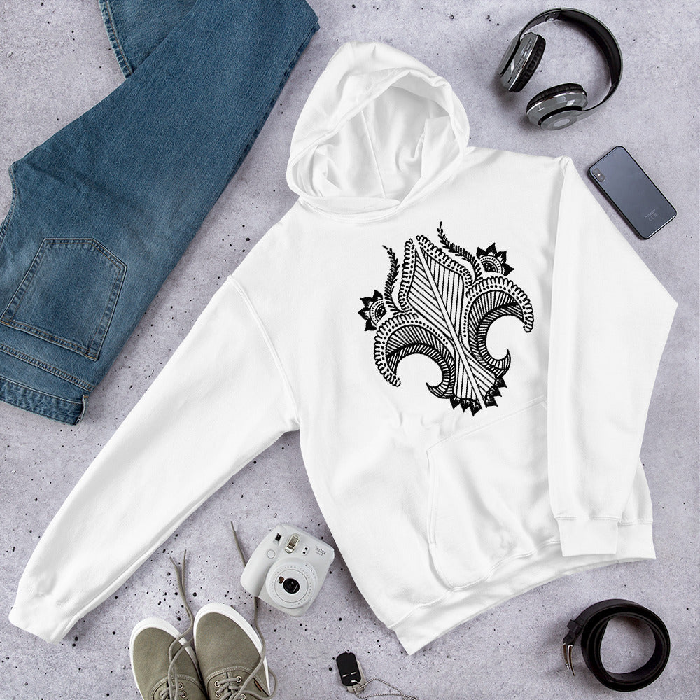 Tattoo Hoodie Front Print