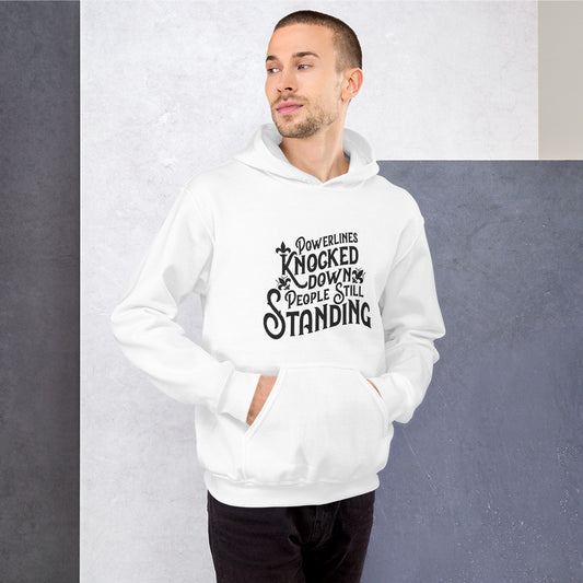 People Standing Hoodie Front Print