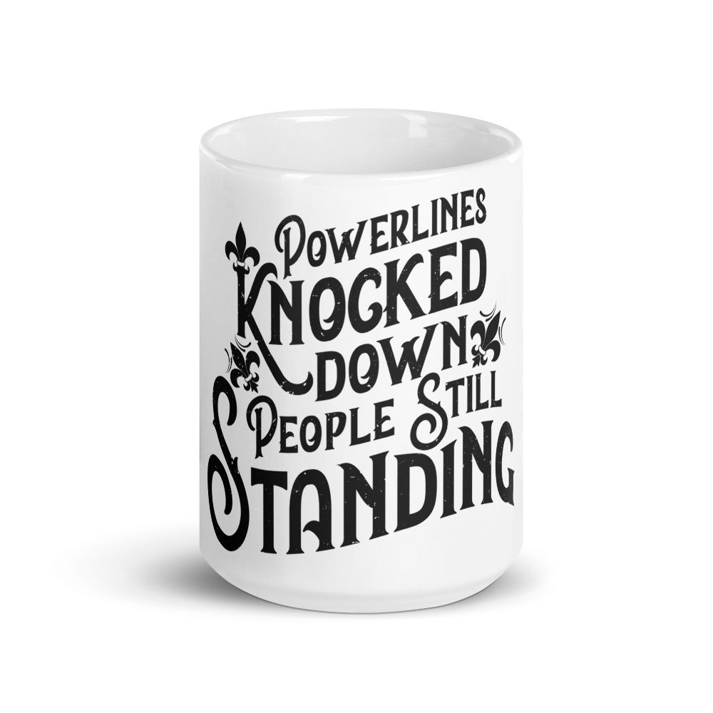 People Standing glossy mug