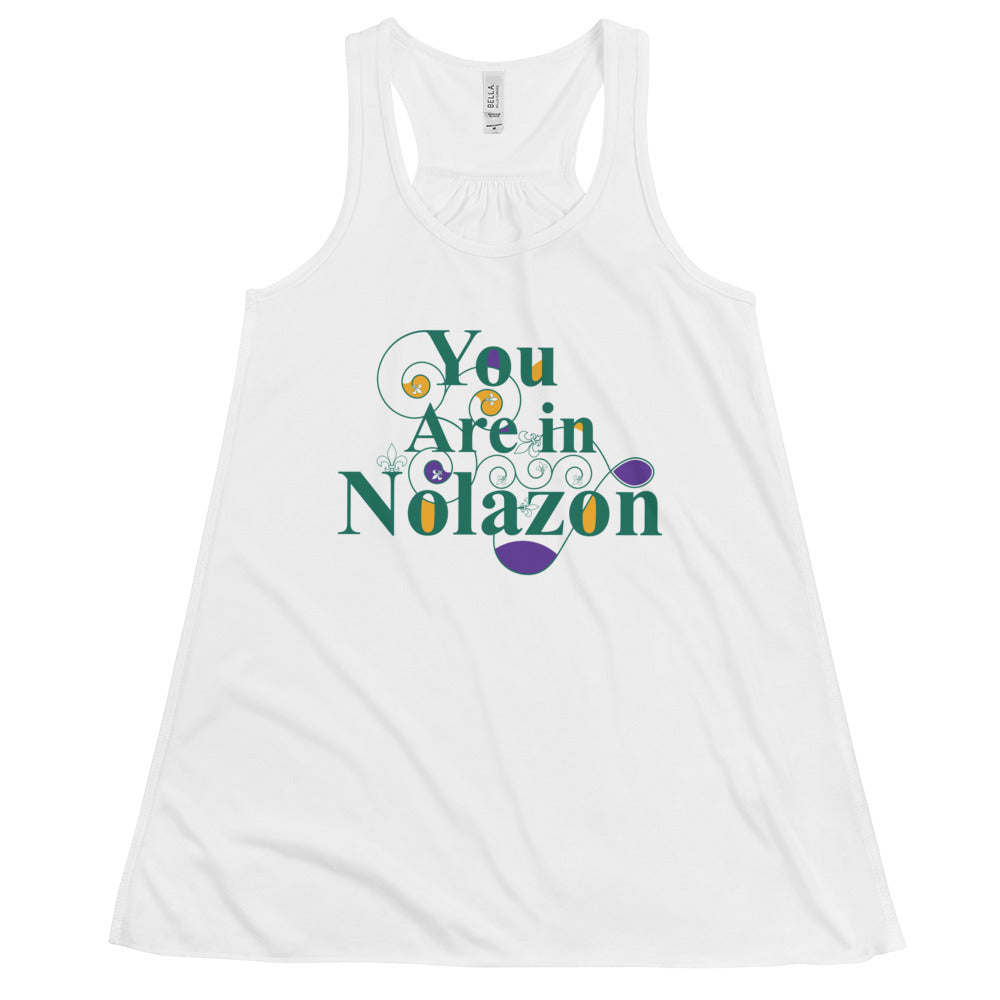 Nolazon Women's Flowy Racerback Tank