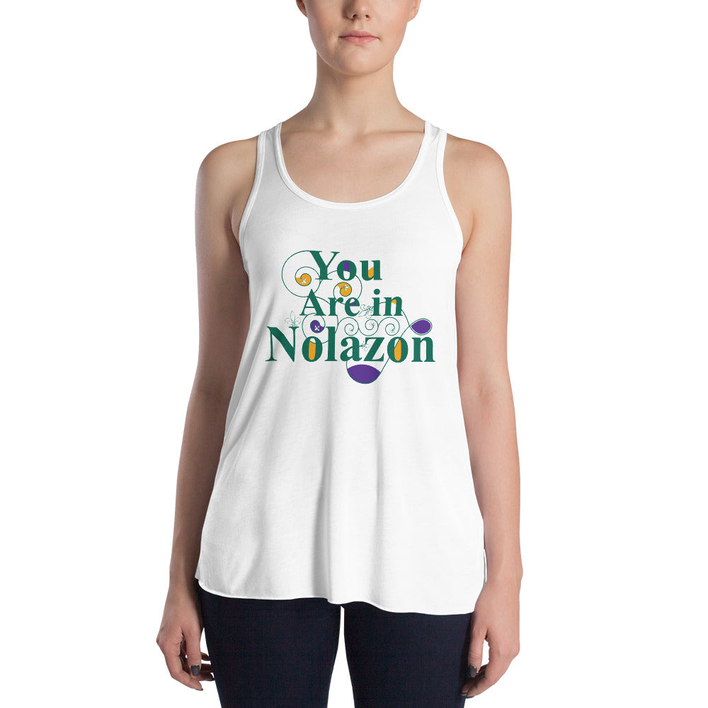 Nolazon Women's Flowy Racerback Tank