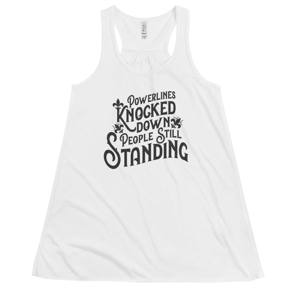 People Standing Flowy Racerback Tank